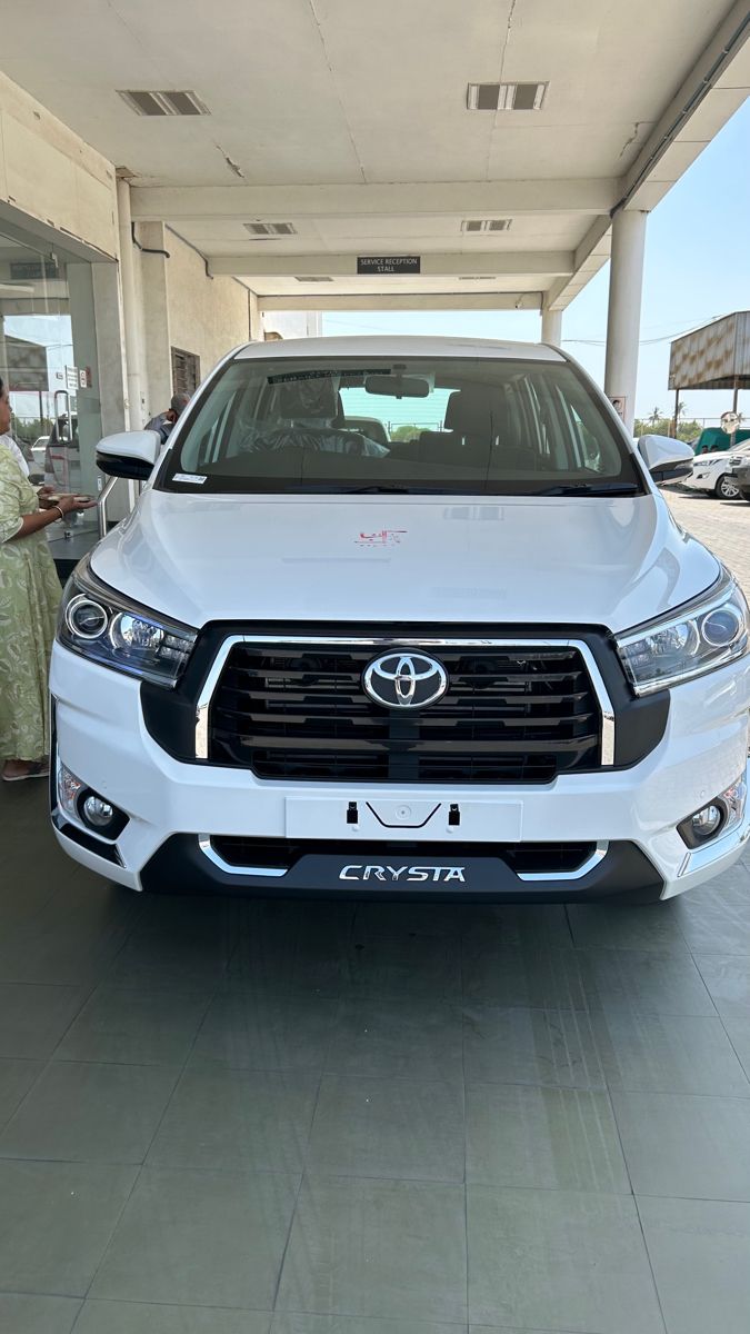 Toyota Innova Crysta — real photo of our car